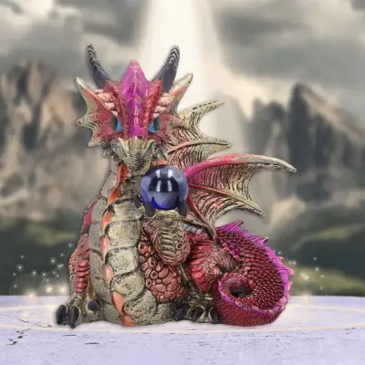 Figurine orb hoard red dragon